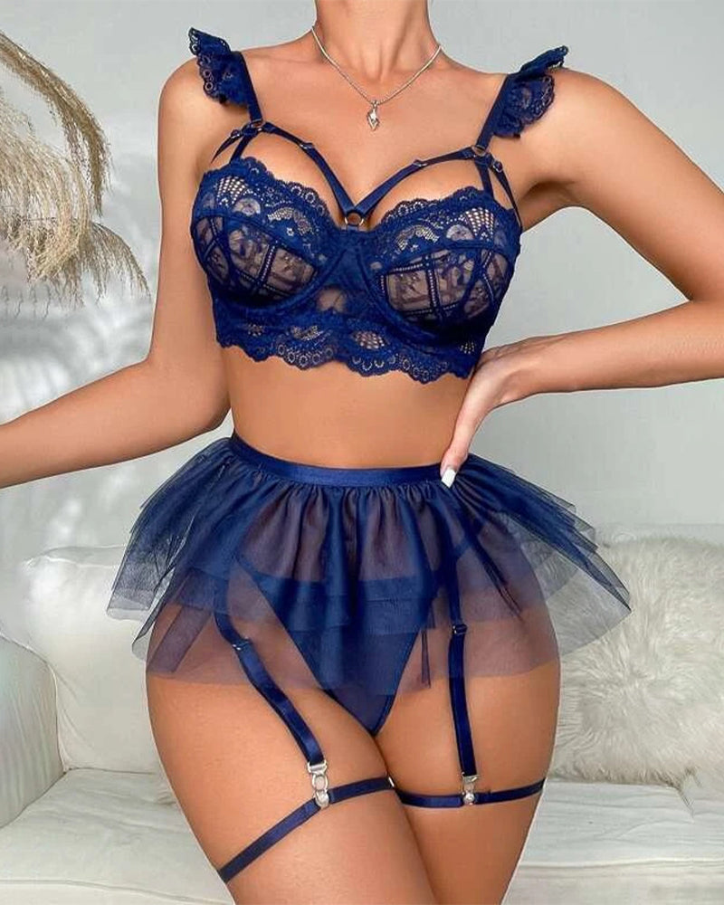 Vilde™ | Gennemsigtigt sexet blonde undertøj