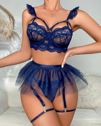Vilde™ | Gennemsigtigt sexet blonde undertøj