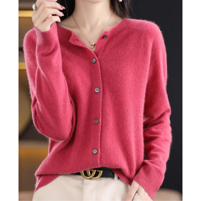 Thura™ | Strikkede sweater med rund hals til kvinder