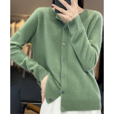 Thura™ | Strikkede sweater med rund hals til kvinder