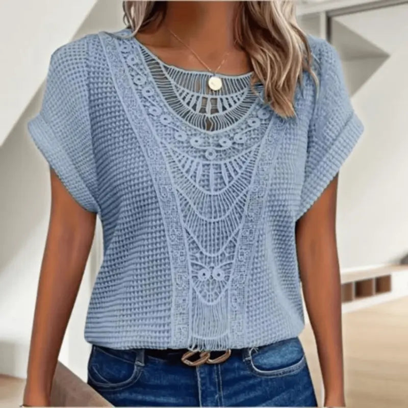 Karin™ | Elegante Ibiza-style blouse