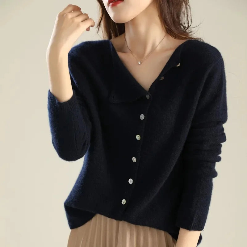 Mireille™ | Strikkede cardigan med elegante knapper
