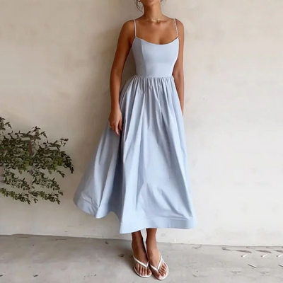 Martina™ | Elegant midi med stropper