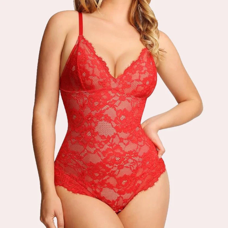 Vivelline™ | Formende bodysuit med blonder