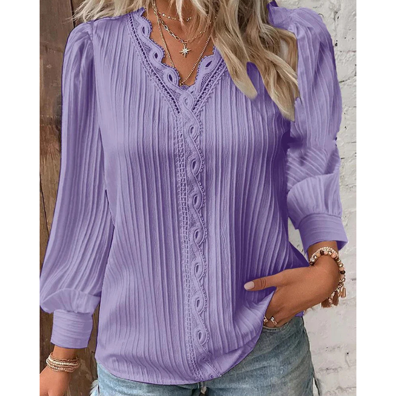 Lilly™ | Plisseret bluse