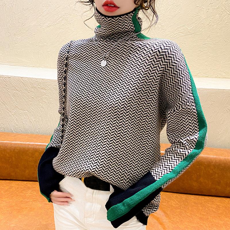 Malou™ | Sweater med høj hals