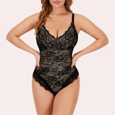 Vivelline™ | Formende bodysuit med blonder